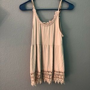tan tank undershirt